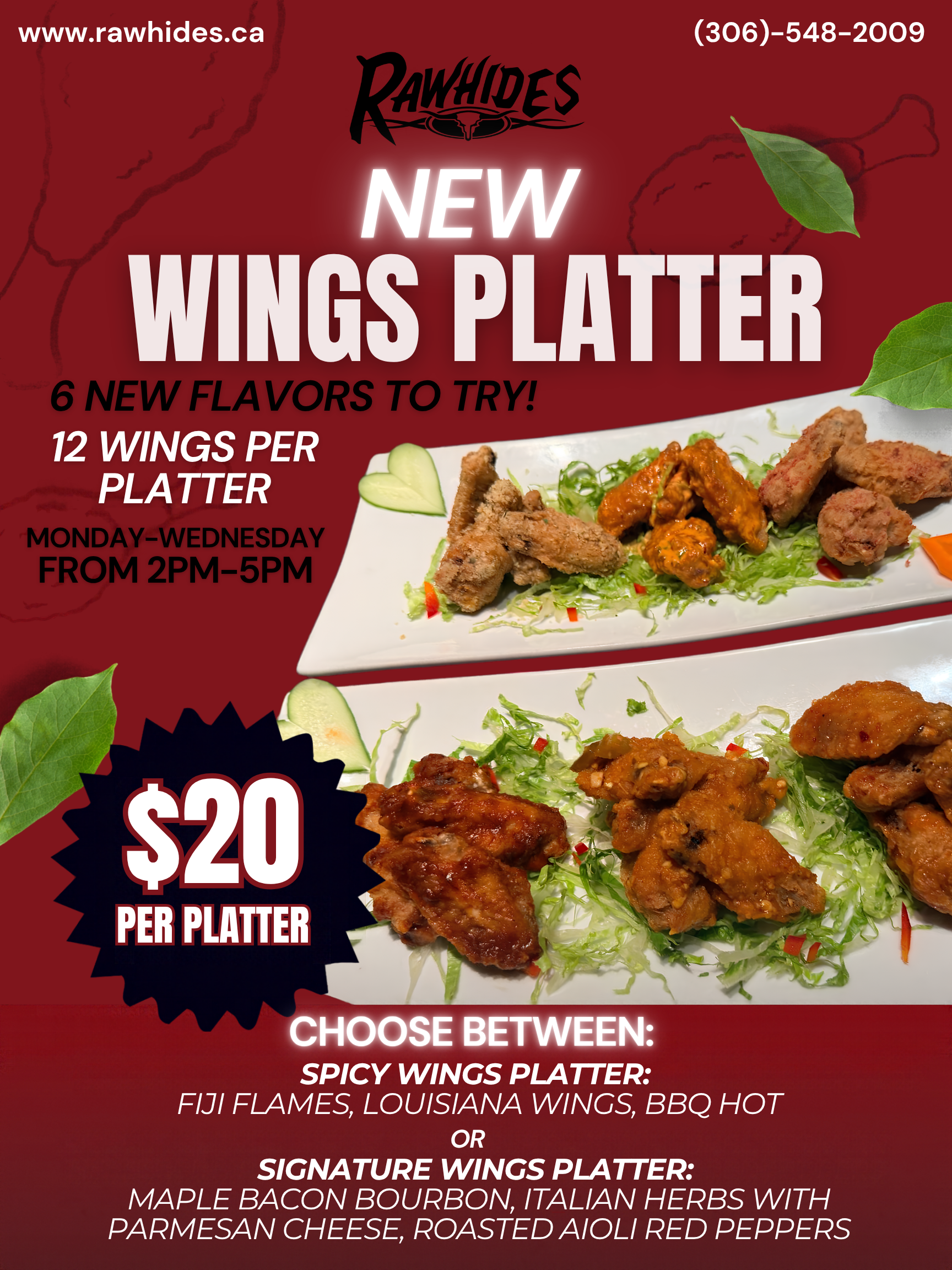 NEW WINGS PLATTER