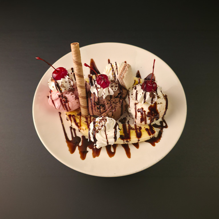 Dessert Banan split