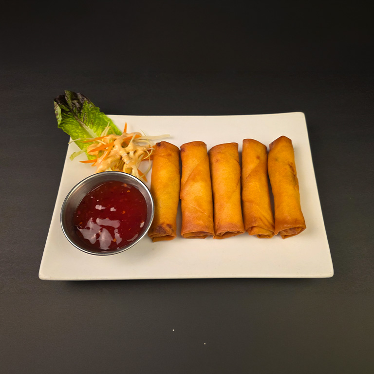 pork and veg spring roll