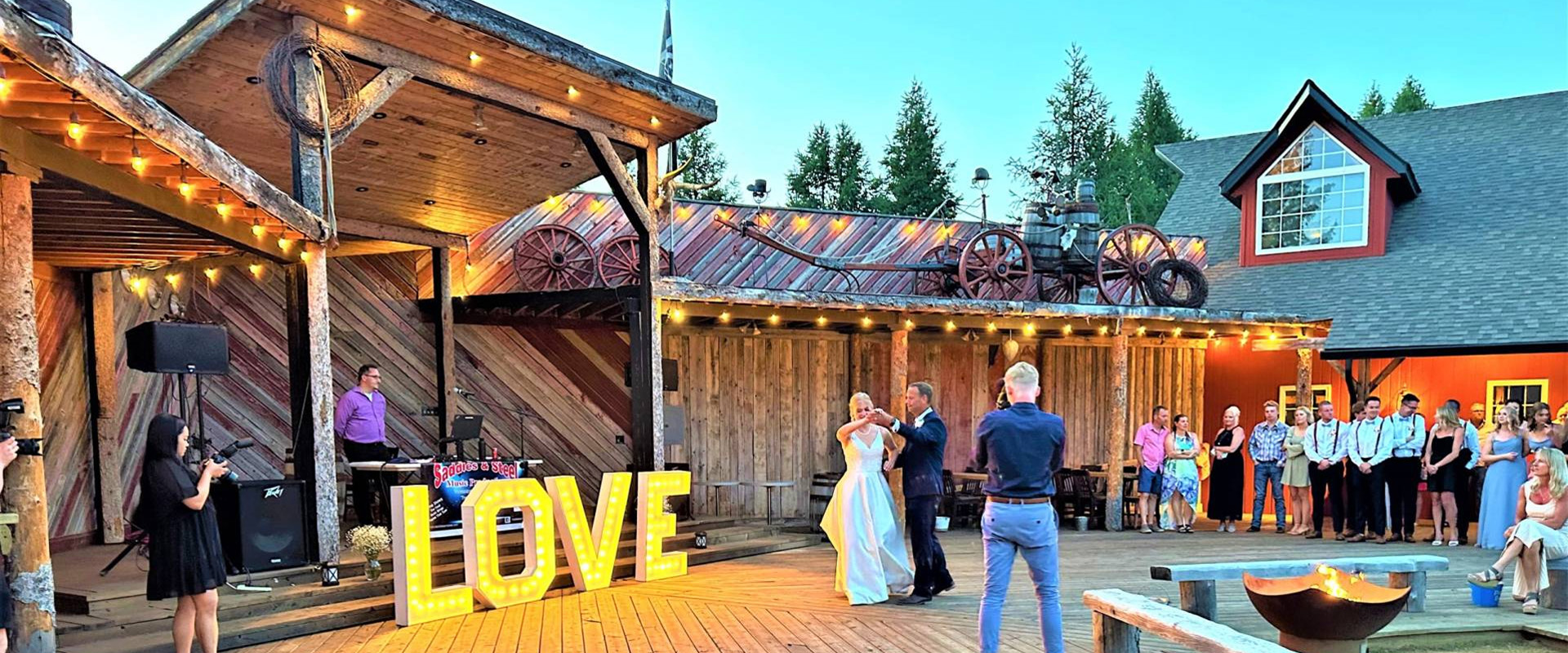 Wedding at Rawhides Centre